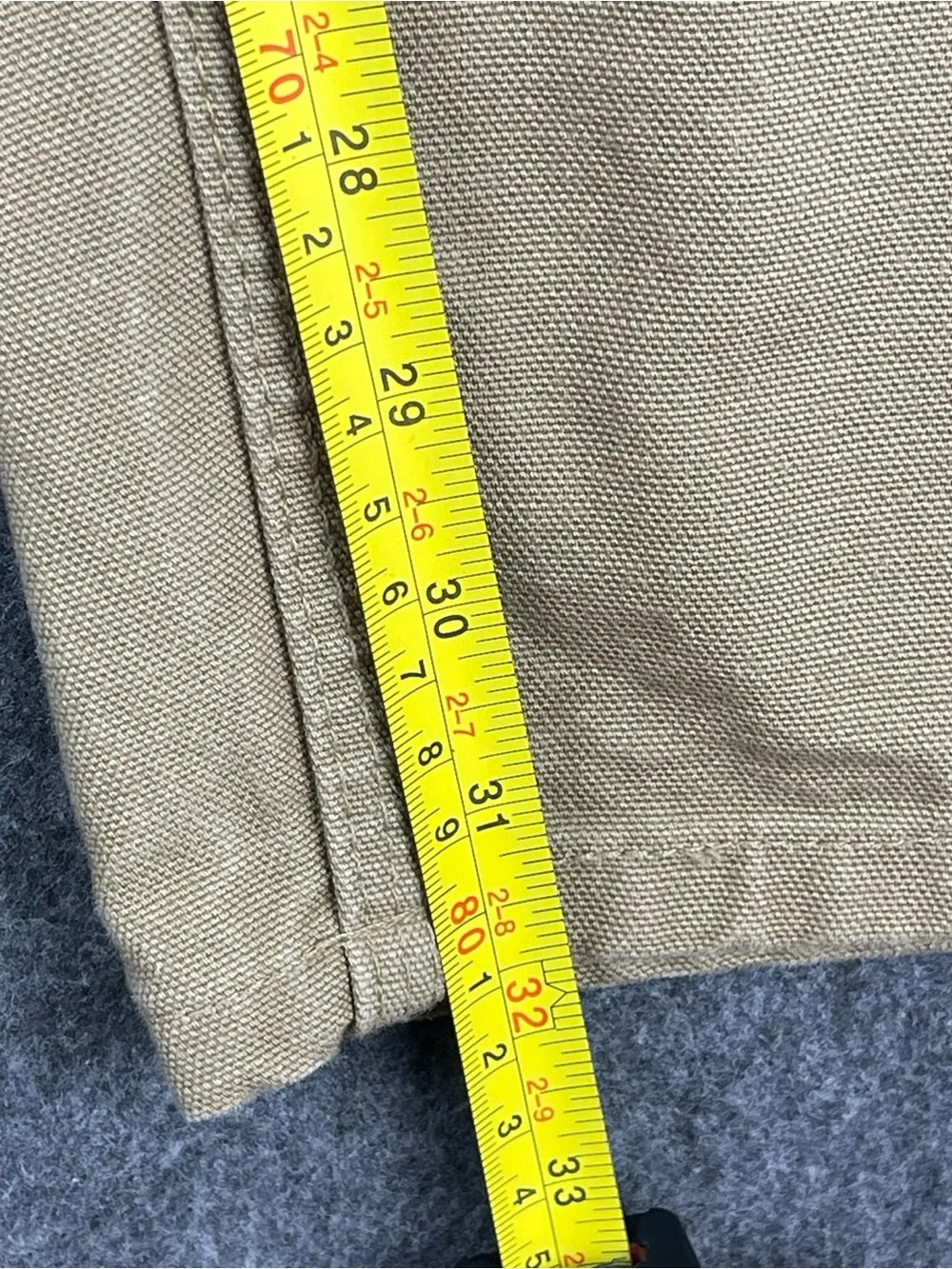 Vtg Y2K Carhartt B11 Canvas Carpenter Skate Workwear Pants Mens 46x32 Wide Leg